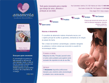 Tablet Screenshot of amamenta.com